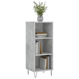Berkfield Home Sideboard Concrete Grey 34.5x32.5x90 cm Engineered Wood - thumbnail 3