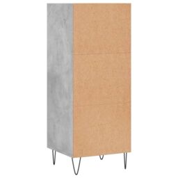 Berkfield Home Sideboard Concrete Grey 34.5x32.5x90 cm Engineered Wood - thumbnail 6