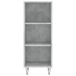 Berkfield Home Sideboard Concrete Grey 34.5x32.5x90 cm Engineered Wood - thumbnail 4