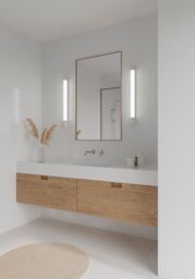 Nordlux Modern Indoor Wall Light White Aluminium Intergrated LED On-Fixture Switch - Mains Powered, IP44 - thumbnail 6