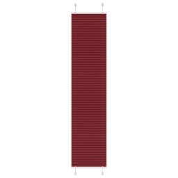 Berkfield Home Pleated Blind Bordeaux Red 50x200 cm Fabric Width 49.4 cm Polyester - thumbnail 2