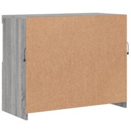 Berkfield Home Sideboard with LED Lights Grey Sonoma 81x37x67 cm - Size: 81 x 37 x 67 cm - thumbnail 9