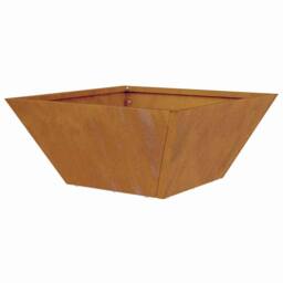 Berkfield Home Garden Bowl Planter 35x35x15 cm Weathering Steel in Grey - Size: 35 x 35 x 15 cm - thumbnail 8