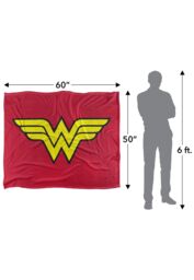Warner Brothers Dco Logo Officially Licensed Silky Touch Super Soft Throw Blanket 152 x 127 cm in White - thumbnail 5