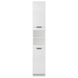 Berkfield Home Durable Bathroom Cabinet White 32x34x188.5 cm Engineered Wood - thumbnail 7