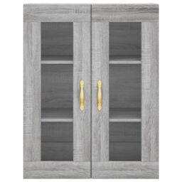 Berkfield Home Highboard Grey Sonoma 69.5x34x180 cm Engineered Wood - thumbnail 6