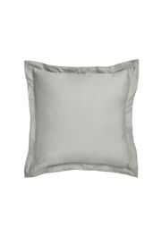 Ted Baker 'TB Plain Dye' Cotton Sateen Square Oxford Pillowcase in Silver - thumbnail 1