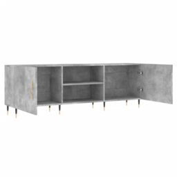 Berkfield Home TV Cabinet Concrete Grey 150x30x50 cm Engineered Wood - Size: 150 x 30 x 50 cm - thumbnail 6