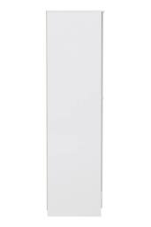 Seconique Denver 3 Door 2 Drawer Mirrored Wardrobe - WHITE GLOSS - thumbnail 6