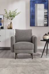 More4Homes Sofia 1 Seater Fabric Sofa in Taupe - thumbnail 8