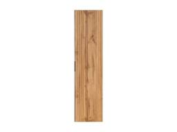 Vente-unique Fluted Wall-Hung Bathroom Tall Unit - Light Natural - H140 Cm - ZEVARA in Light Oak - thumbnail 2
