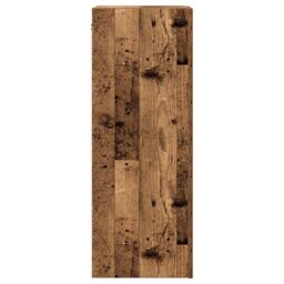 Berkfield Home TV Cabinet Old Wood 30.5x30x90 cm Engineered Wood in Brown - thumbnail 5