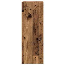 Berkfield Home TV Cabinet Old Wood 30.5x30x90 cm Engineered Wood in Brown - thumbnail 4
