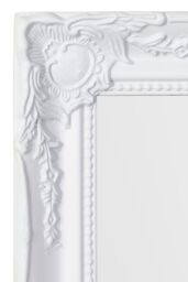 MirrorOutlet Fraser White Beaded Dress Mirror 122cm x 41cm - Size: 1 Pack - thumbnail 3