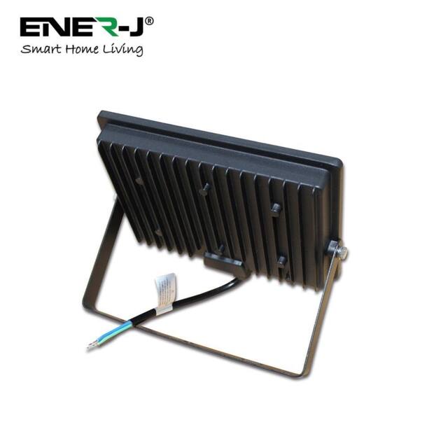 ENER-J 50W LED Floodlight Pre Wired with Non Dimmable Wi Fi 5A RF Receiver Di in Black - image 1