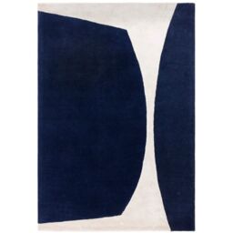 The Rug Shop UK Blue Modern Easy to clean Hand Made Abstract Rug - Size: 200 cm x 300 cm - thumbnail 1