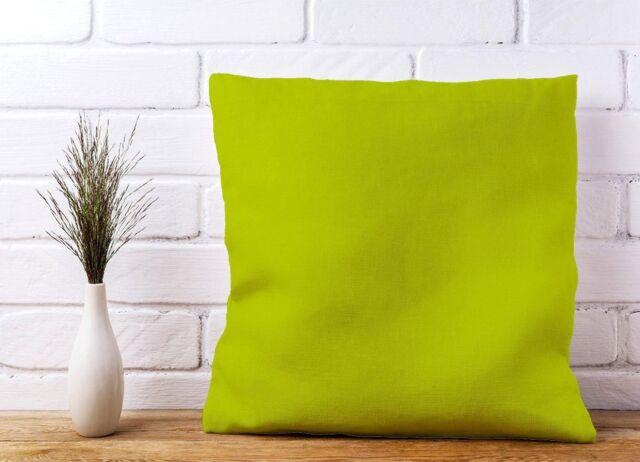 Warren Reed - Designer Lime Cushions in Green - Size: 60 cm x 60 cm - image 1