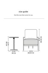 MH London Solid Mango Wood Pedestal Side Table, End Table for Living Room - Firma in Walnut - thumbnail 8