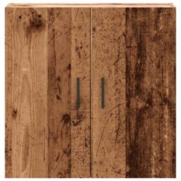 Berkfield Home Wall Cabinet Old Wood 60x31x60 cm Engineered Wood in Brown - Size: 60 x 31 x 60 cm - thumbnail 4