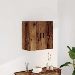 Berkfield Home Wall Cabinet Old Wood 60x31x60 cm Engineered Wood in Brown - Size: 60 x 31 x 60 cm - thumbnail 3