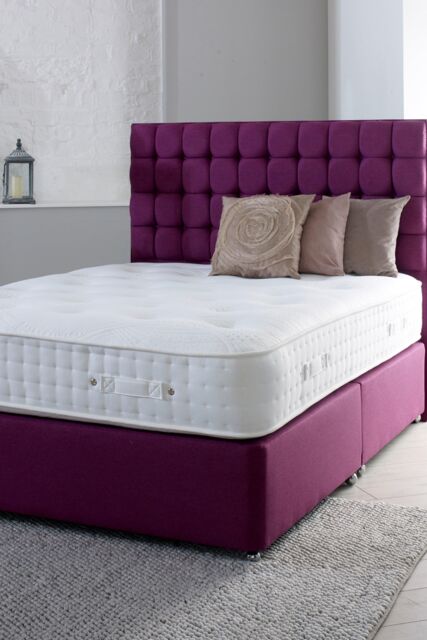 The Shire Bed Company Severn Natural 2000 Pocket Sprung Mattress in White - Size: Super King - image 1