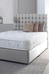 The Shire Bed Company Severn Natural 2000 Pocket Sprung Mattress in White - Size: Super King - thumbnail 2