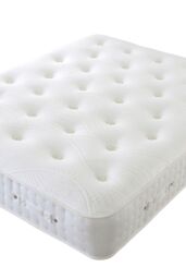 The Shire Bed Company Severn Natural 2000 Pocket Sprung Mattress in White - Size: Super King - thumbnail 3