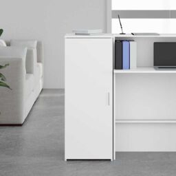 Berkfield Home Storage Cabinet White 40x45x103.5 cm Engineered Wood - thumbnail 3