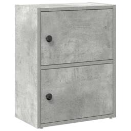 Berkfield Home Durable Bookcase Concrete Grey 40x24x52 cm Engineered Wood - Size: 40 x 24 x 52 cm - thumbnail 3