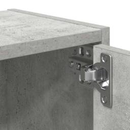 Berkfield Home Durable Bookcase Concrete Grey 40x24x52 cm Engineered Wood - Size: 40 x 24 x 52 cm - thumbnail 9