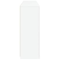 Berkfield Home Sideboard with LED Lights White 162x37x100 cm - Size: 162 x 37 x 100 cm - thumbnail 7