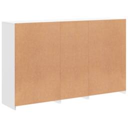 Berkfield Home Sideboard with LED Lights White 162x37x100 cm - Size: 162 x 37 x 100 cm - thumbnail 8
