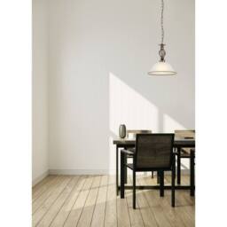 Netlighting Odin Dome Pendant Ceiling Light Old Brass Satined Glass Shade 1x E27 in Bronze - thumbnail 2