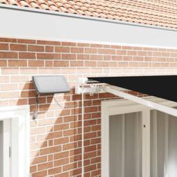 Berkfield Home Manual Retractable Awning with LED Black 300x250 cm - thumbnail 4