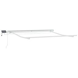 Berkfield Home Manual Retractable Awning with LED Black 300x250 cm - thumbnail 5