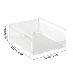 Kelvenix 3Pcs Stackable Clothes Basket in White - thumbnail 2