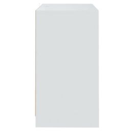 Berkfield Home Sideboards 2 pcs White 70x41x75 cm Engineered Wood - Size: 70 x 41 x 75 cm - thumbnail 5