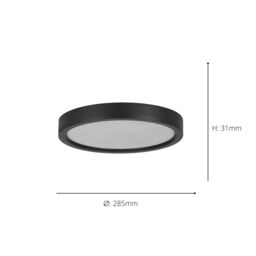 Eglo Basic Idun-E Black Ceiling Light - thumbnail 3