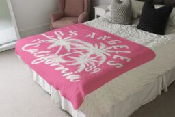 Benjamin Tate Design Los Angeles California Blanket in Natural - Size: 120 cm x 150 cm - thumbnail 3