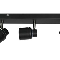 ValueLights Benton Adjustable Spotlight IP44 Rated Bathroom 3 Bar Ceiling Light in Black - thumbnail 3