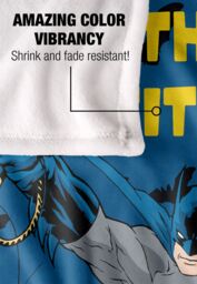 DC Comics Batman Gotham City Hero Blanket 152 x 127 cm in White - thumbnail 4