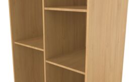 Ready Assembled 2 U Carlton Tall Shelf Unit (Ready Assembled) in Natural - thumbnail 3