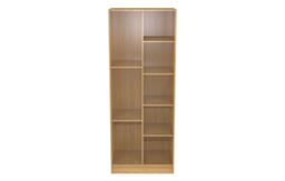 Ready Assembled 2 U Carlton Tall Shelf Unit (Ready Assembled) in Natural
