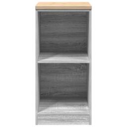 Berkfield Home Garage Storage Cabinet Grey Sonoma 40x51x85 cm Solid Wood Pine - Size: 40 x 51 x 85 cm - thumbnail 5