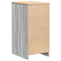 Berkfield Home Garage Storage Cabinet Grey Sonoma 40x51x85 cm Solid Wood Pine - Size: 40 x 51 x 85 cm - thumbnail 7