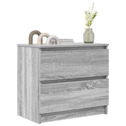Berkfield Home TV Cabinet Grey Sonoma 60x35x54 cm Engineered Wood - Size: 60 x 35 x 54 cm - thumbnail 4