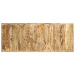 Berkfield Home Bar Table 180x70x107 cm Rough Mango Wood in Brown - Size: 180 x 70 x 107 cm - thumbnail 4