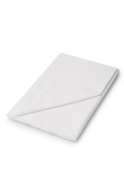 Helena Springfield 'Plain Dye' Polycotton Flat Sheet in Silver - Size: Single Flat - image 1