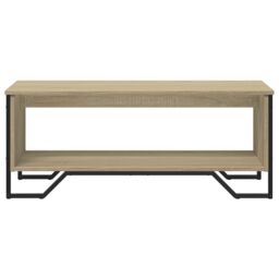 Berkfield Home Coffee Table Sonoma Oak 100x51x40 cm Engineered Wood in Brown - Size: 100 x 51 x 40 cm - thumbnail 5