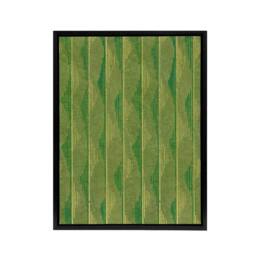 "Artery8 Green Lines Vintage Pattern Framed Canvas Wall Art Print Furuya Korin - Size: W12"" x H16""" - thumbnail 1